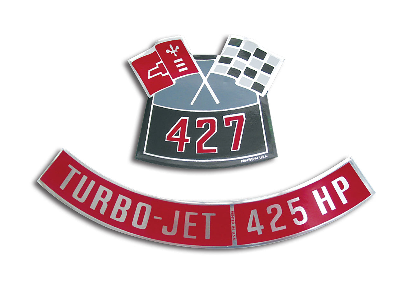 1966 Corvette Decals Air Cleaner 427/425 - CA