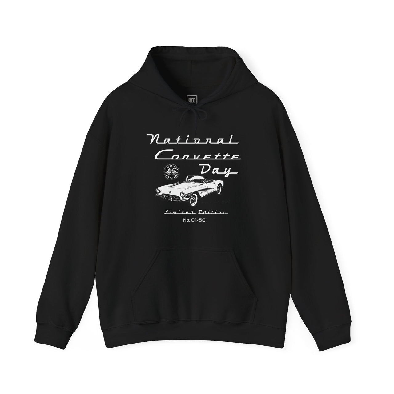 National Corvette Day Hoodie, Limited Edition Unisex Sweatshirt for Car Enthusiasts, 50 to Be Made