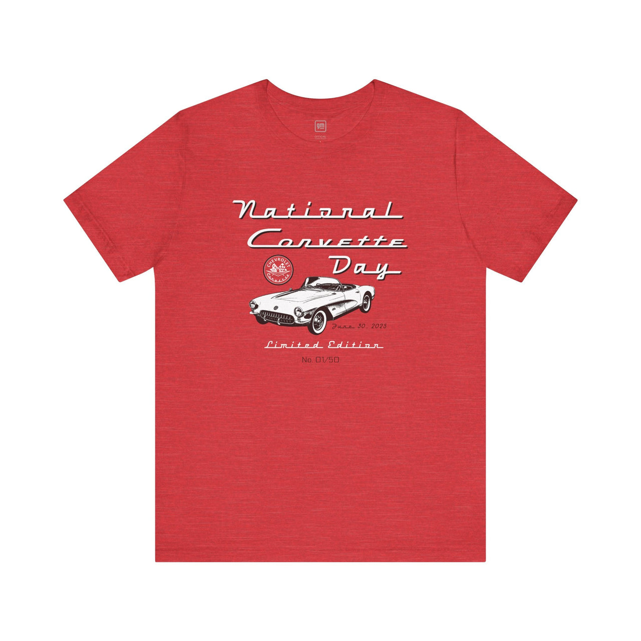 National Corvette Day Unisex T-Shirt – Limited Edition of 50, Individually Numbered