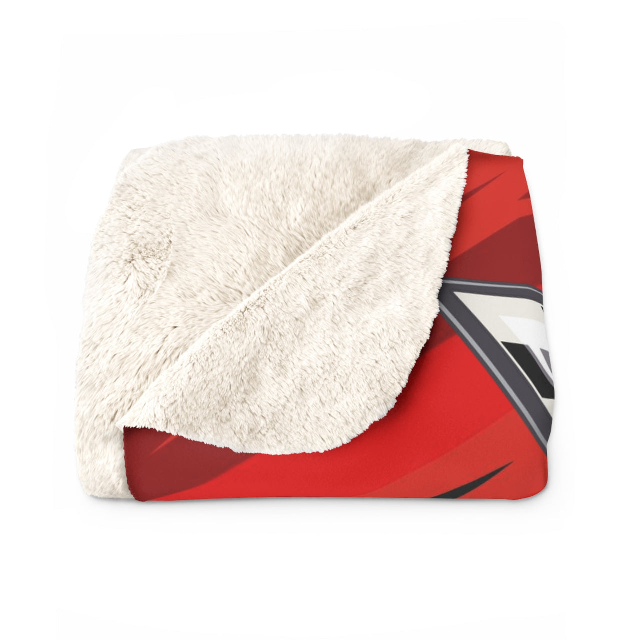 Personalized C5 Corvette Racing Decorative Diagonal Pattern Sherpa Blanket, Perfect for Chilly Days