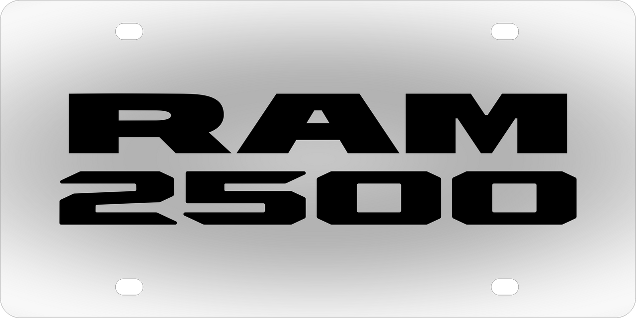 Ram 2500 Stainless Steel License Plate