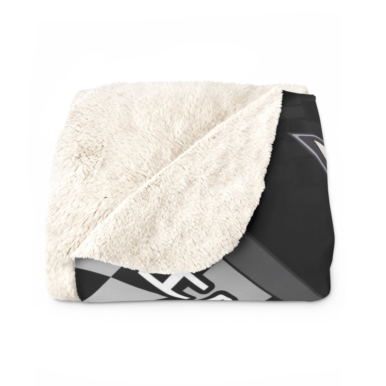 Personalized C5 Corvette Checkered Flag Racing Decorative Sherpa Blanket, Perfect for Chilly Days