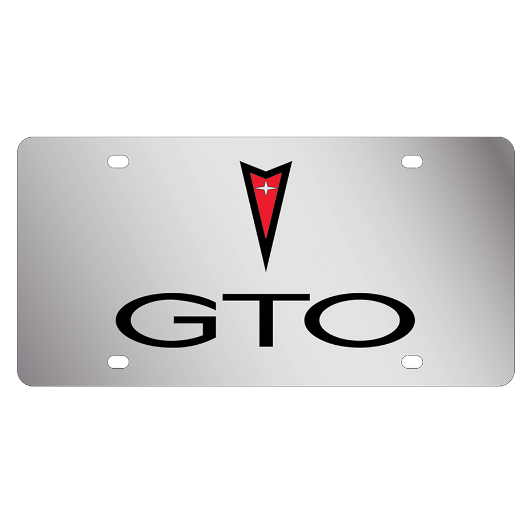 Pontiac GTO Stainless Steel License Plate