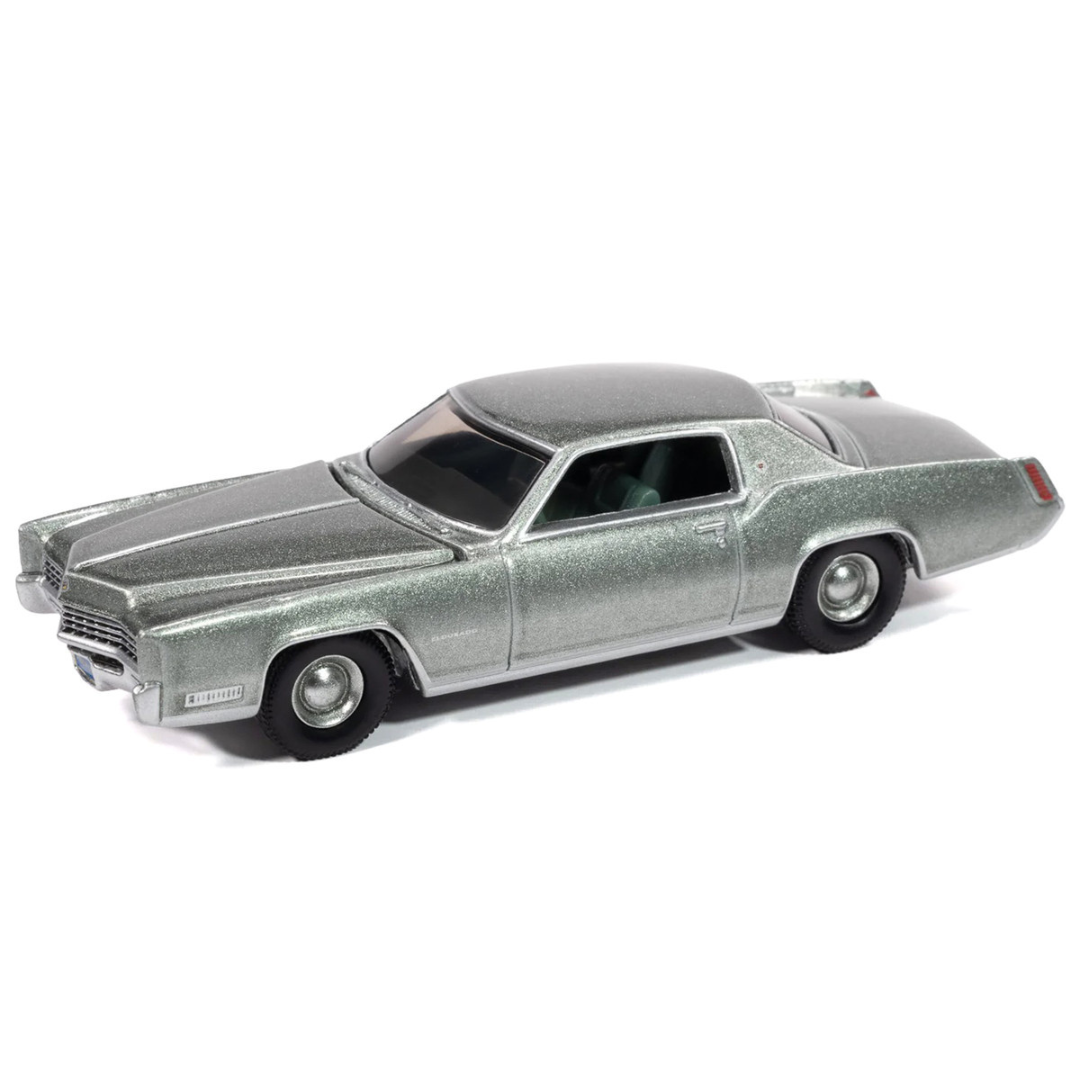 1967 Cadillac Eldorado Crystal Firemist Metallic with Green Interior "Luxury Cruisers" Series 1/64 Diecast Model Car