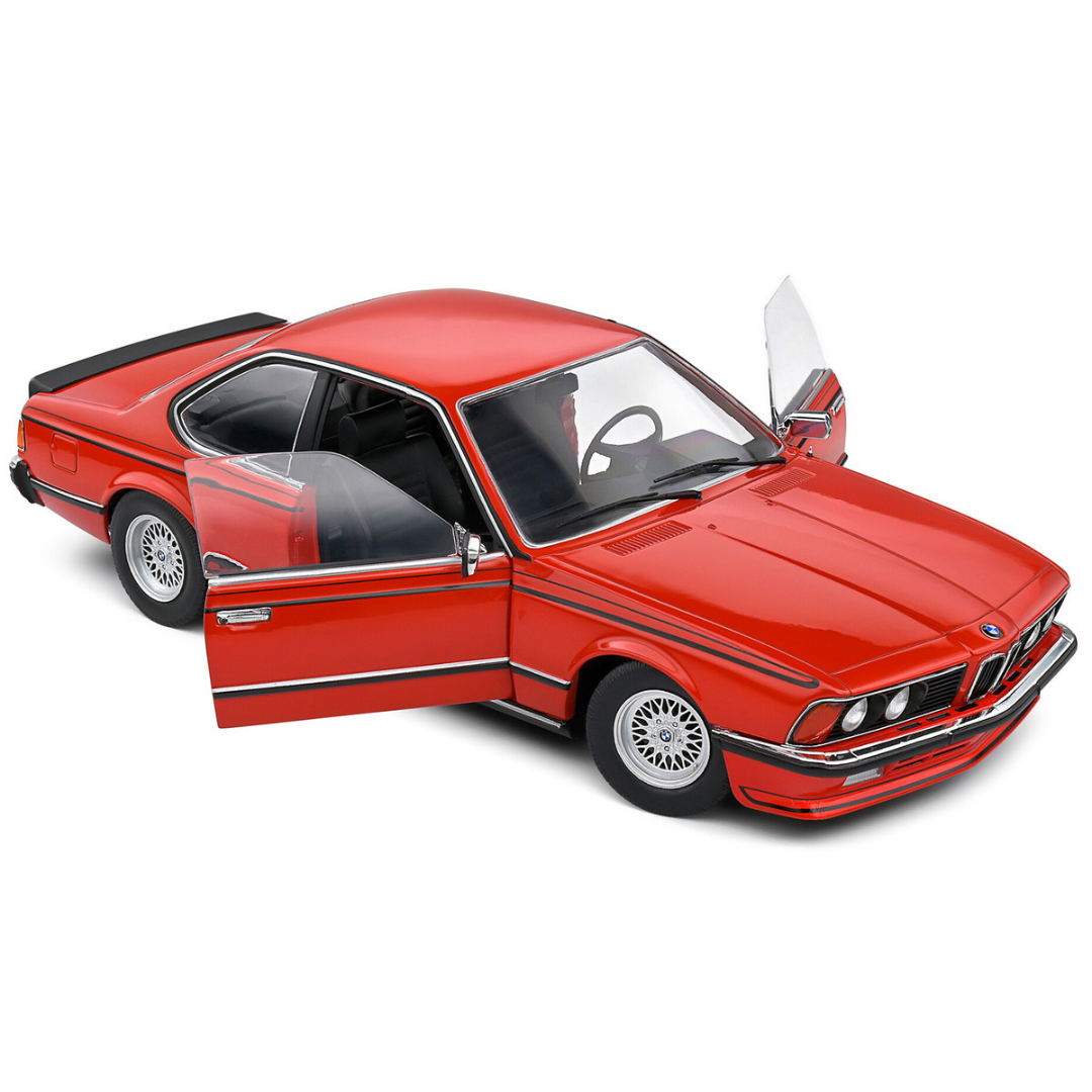 1984 BMW 635 CSI (E24) Henna Red 1/18 Diecast Model Car
