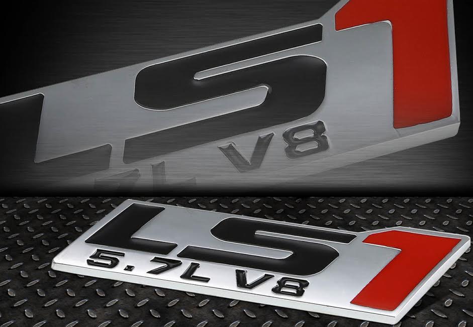 Aluminum-Billet-LT/LS-Emblem---LS1-57L-V8-203676-Corvette-Store-Online