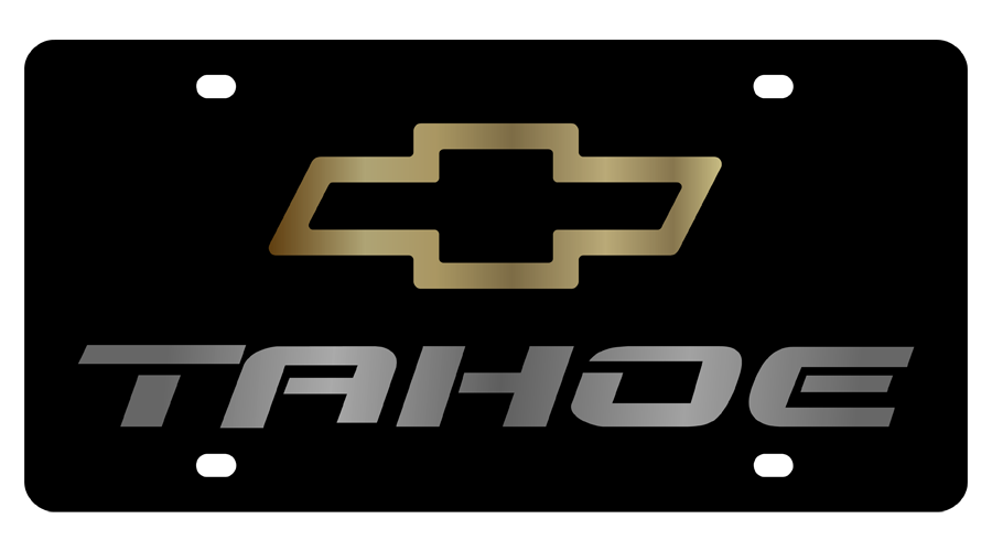 Chevrolet Tahoe Acrylic License Plate