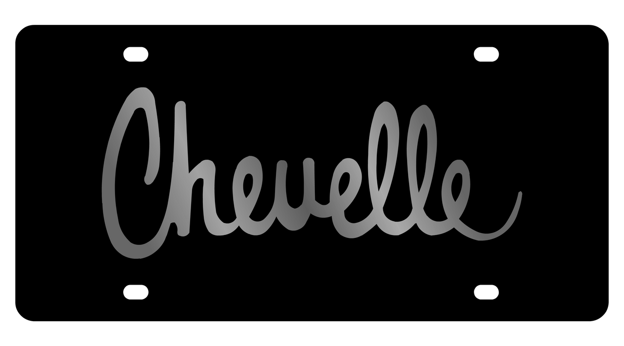 Chevrolet Chevelle Retro Acrylic License Plate