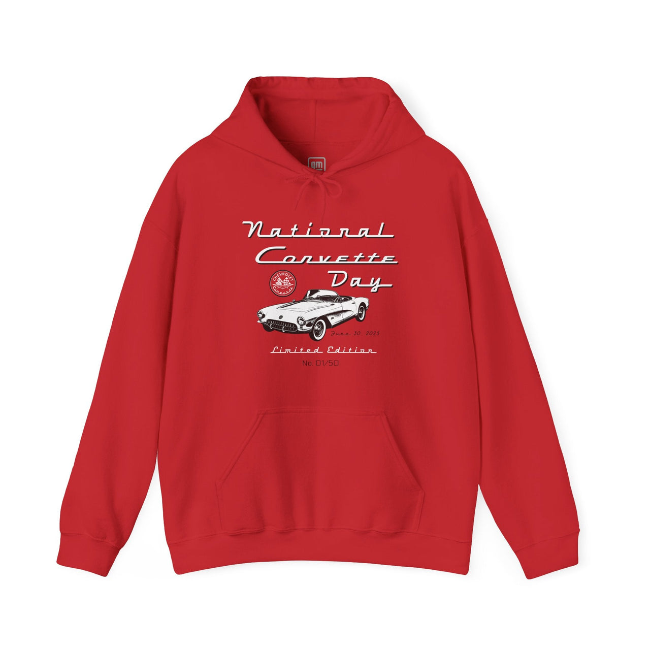 National Corvette Day Hoodie, Limited Edition Unisex Sweatshirt for Car Enthusiasts, 50 to Be Made