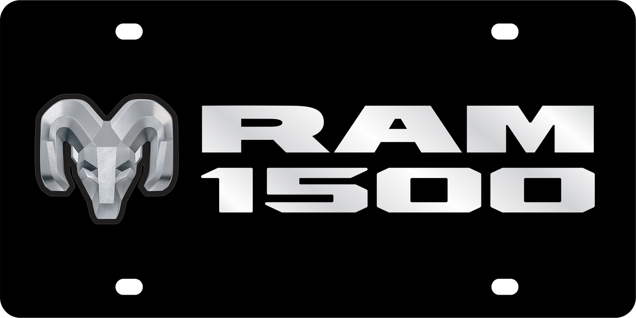 Ram 1500 Acrylic License Plate