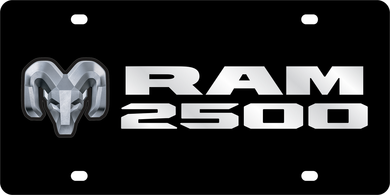 Ram 2500 Acrylic License Plate