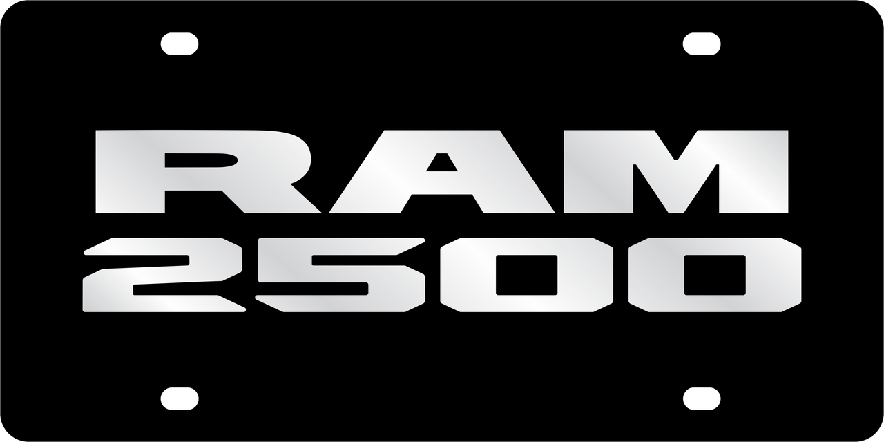 Ram 2500 Acrylic License Plate