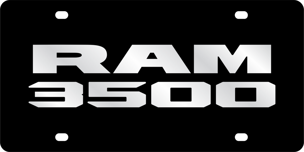 Ram 3500 Acrylic License Plate