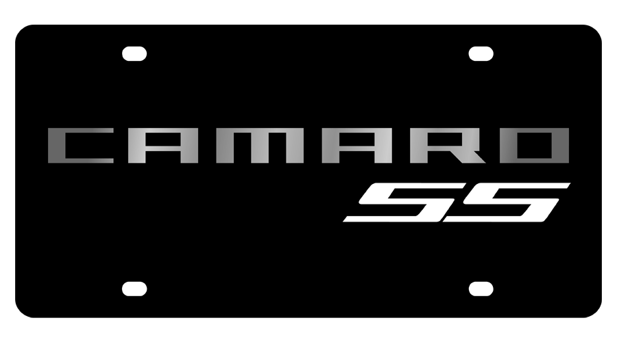 2010 Chevrolet Camaro SS Carbon Steel License Plate