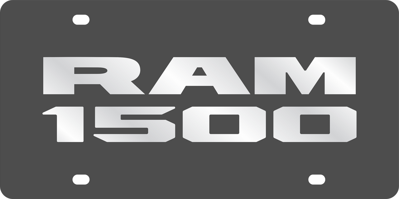 Dodge Ram 1500 Carbon Steel License Plate