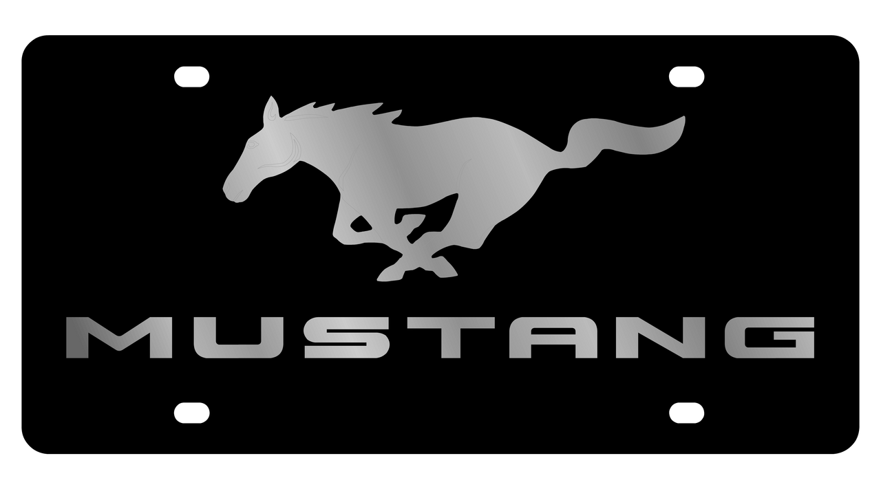 2010 Ford Mustang Carbon Steel License Plate