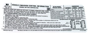 1973-1973 Corvette Decal. Emission L48 Federal - CA-36409-Corvette-Store-Online