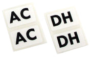 1970-1971 Corvette Labels. Shock Heavy Duty Suspension 4 Piece Set - CA-36463-Corvette-Store-Online