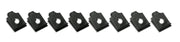 1963-1982 Corvette Body Mount #3 Access Plate U-Nuts. 8 Piece - CA-36647-Corvette-Store-Online