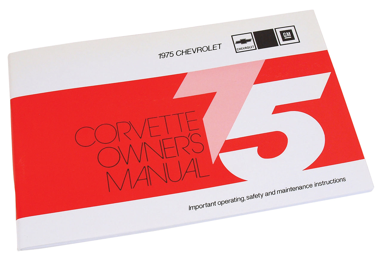 1975-1975 Corvette Owners Manual Corvette - CA-470875-Corvette-Store-Online