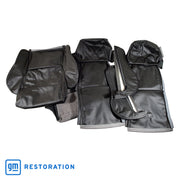 1984-1988 Corvette Driver Leather Seat Covers Black Sport - CA-481920-Corvette-Store-Online