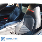 2001-2004 Corvette Driver Leather Seat Covers Black Z06 - CA-482920-Corvette-Store-Online