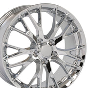 1988-2004 Corvette C7 Z06 Style Chrome Wheel 17x85 56mm Offset - CA-49231-Corvette-Store-Online