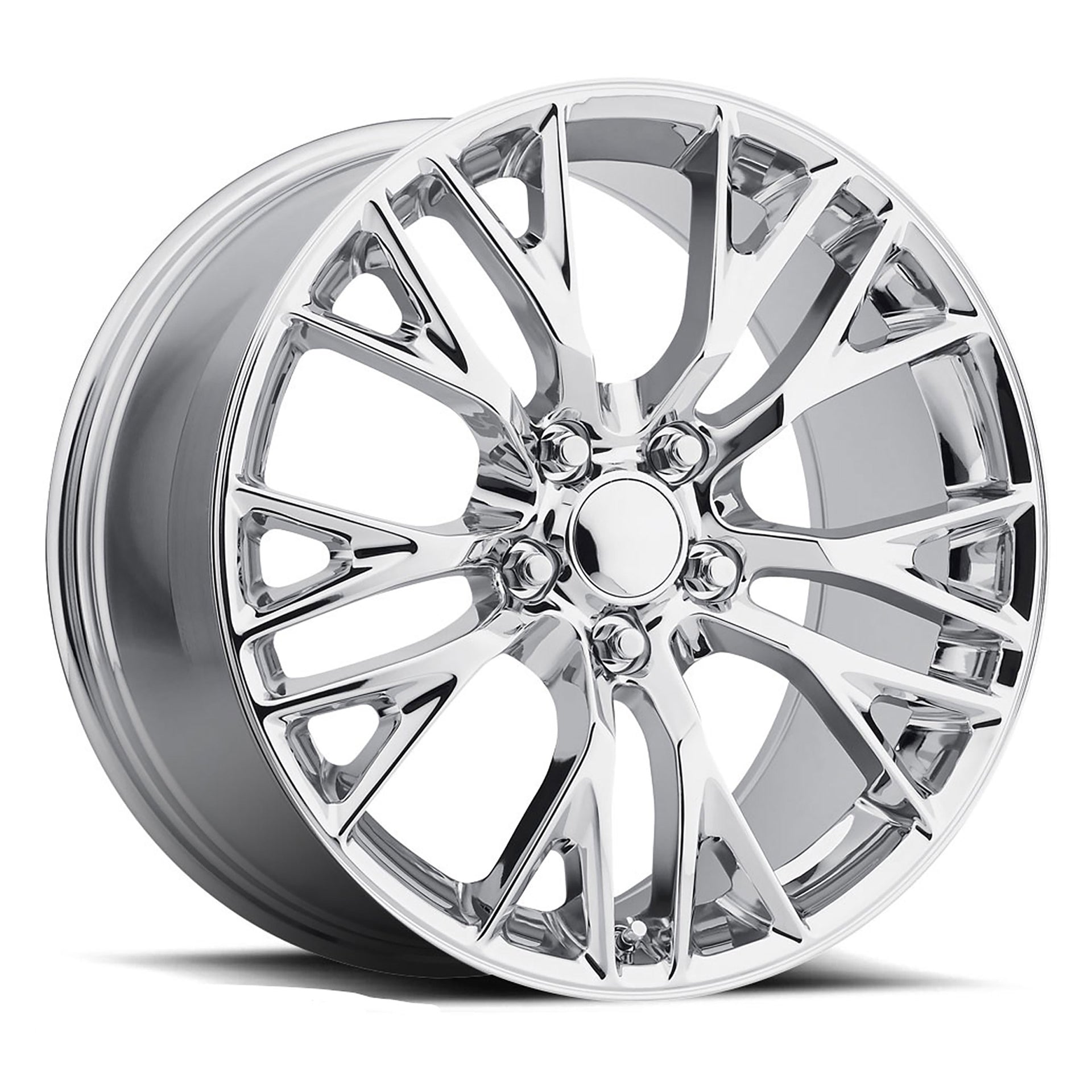 1988-2013 Corvette C7 Z06 Style Chrome Wheel 18x95 57mm Offset - CA-49233-Corvette-Store-Online