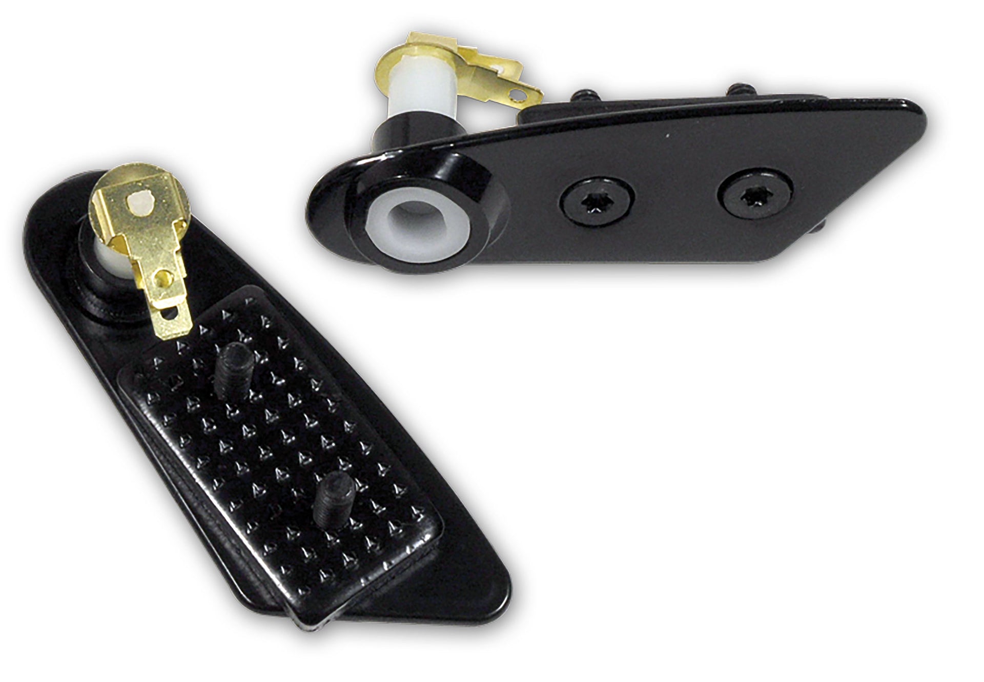 1979-1982 Corvette T-Top Rear Switch Plates Black - CA-49973-Corvette-Store-Online