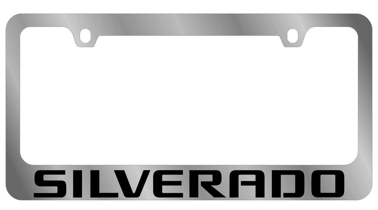 2007 Chevrolet Silverado Chrome License Plate Frame