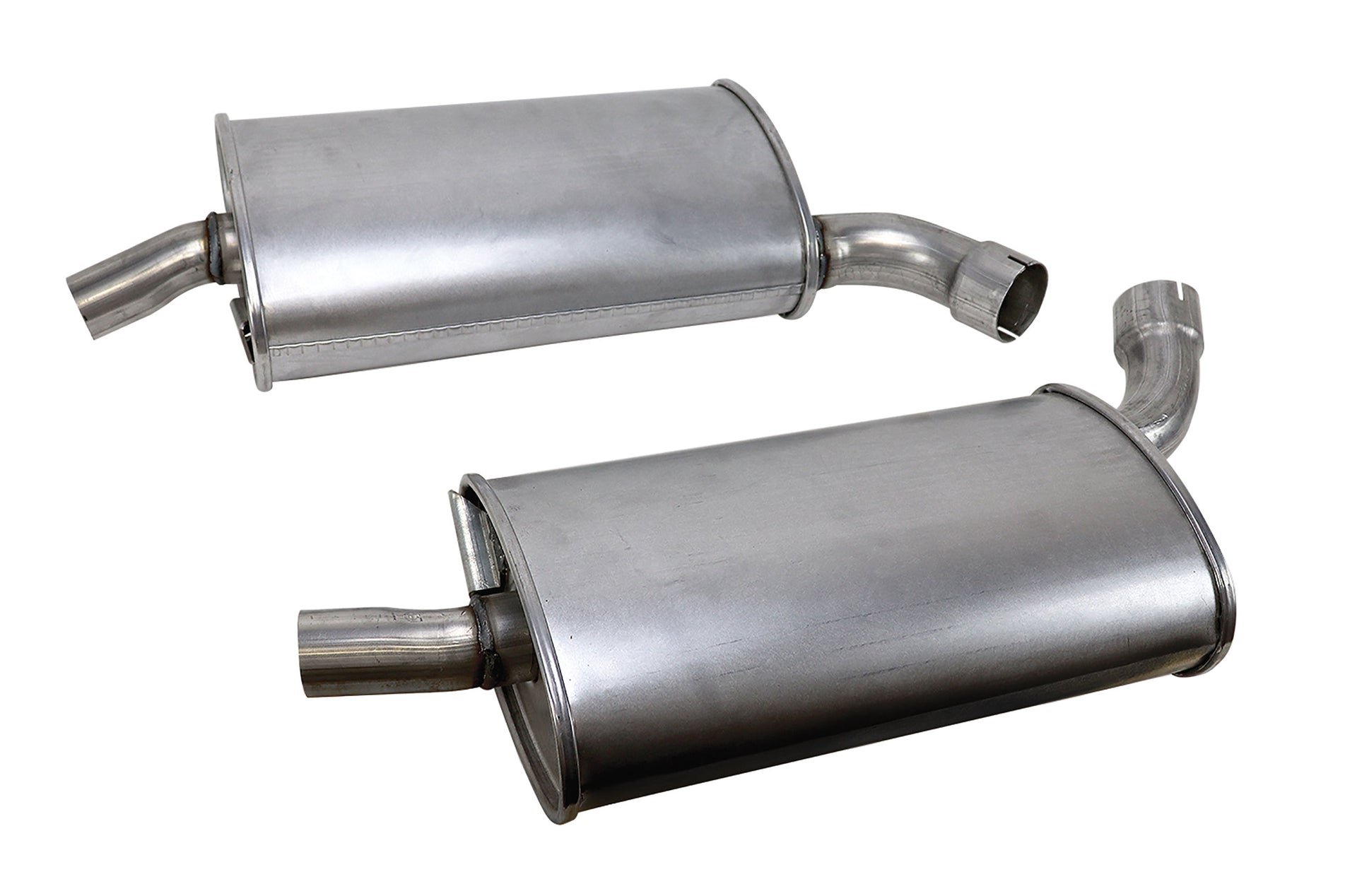 1964-1965 Corvette N11 Off Road Exhaust W/SSP&M (SB 300-375Hp) 25 Inch Manual - CA-57674-Corvette-Store-Online