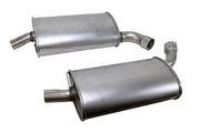 1968-1969 Corvette N11 Off Road Exhaust W/SSP&M (BB 390-435Hp) 25 Inch Manual - CA-57681-Corvette-Store-Online