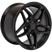 1988-2004 Corvette C7 ZR1 Style Gloss Black Wheel 17X95 56MM Offset - CA-60635-Corvette-Store-Online