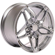 1988-2004 Corvette C7 ZR1 Style Chrome Wheel 17X95 56MM Offset - CA-60636-Corvette-Store-Online