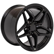 1988-1996 Corvette C7 ZR1 Style Gloss Black Wheel 17X11 50MM Offset - CA-60637-Corvette-Store-Online