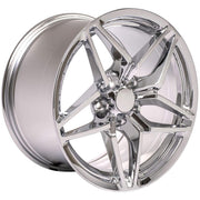 1988-2004 Corvette C7 ZR1 Style Chrome Wheel 18X105 56MM Offset - CA-60640-Corvette-Store-Online