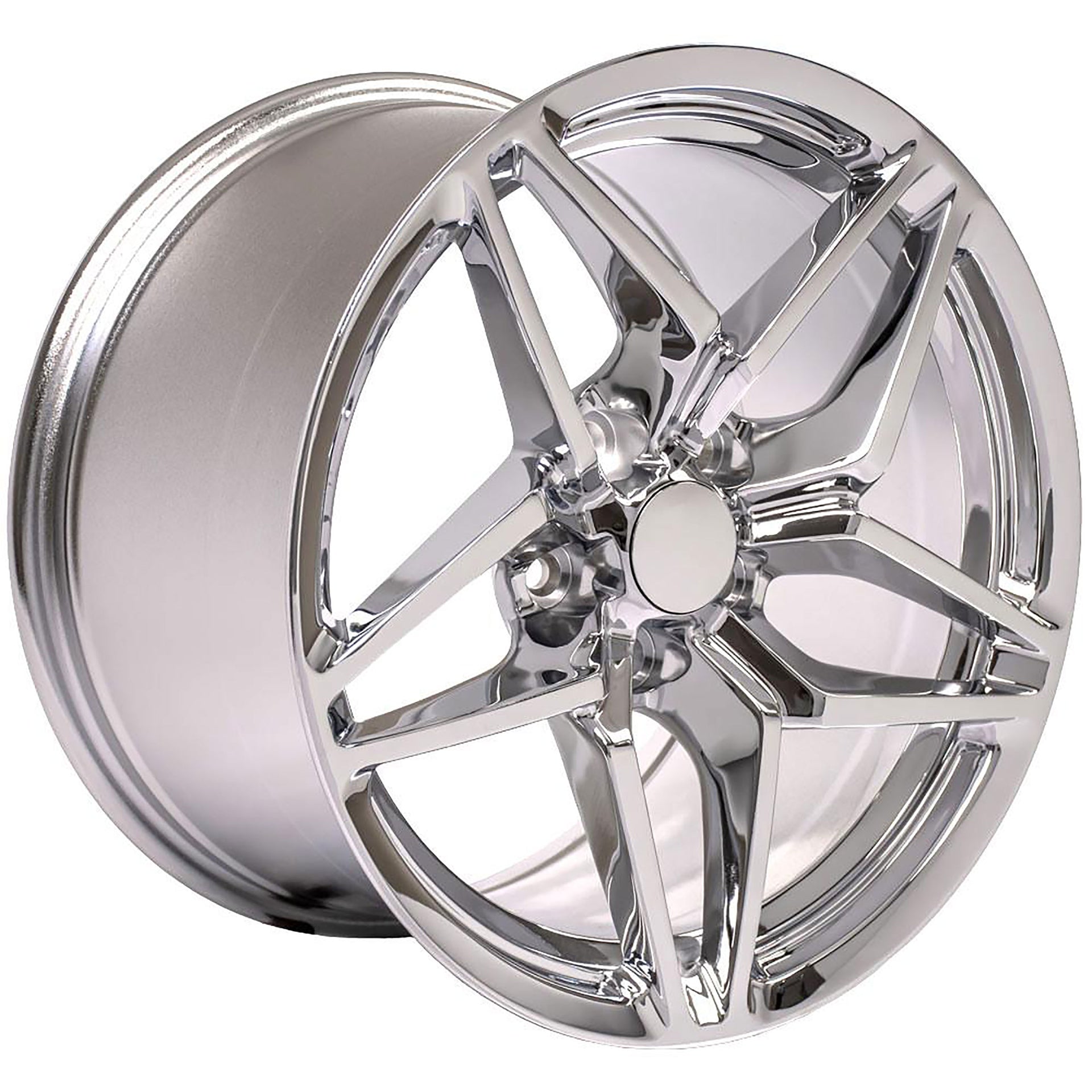 1988-2004 Corvette C7 ZR1 Style Chrome Wheel 18X105 56MM Offset - CA-60640-Corvette-Store-Online