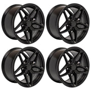 1988-1996 Corvette C7 ZR1 Style Gloss Black Wheel Set 17X95 - CA-60645-Corvette-Store-Online