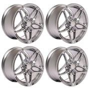 1988-1996 Corvette C7 ZR1 Style Chrome Wheel Set 17X95 - CA-60646-Corvette-Store-Online