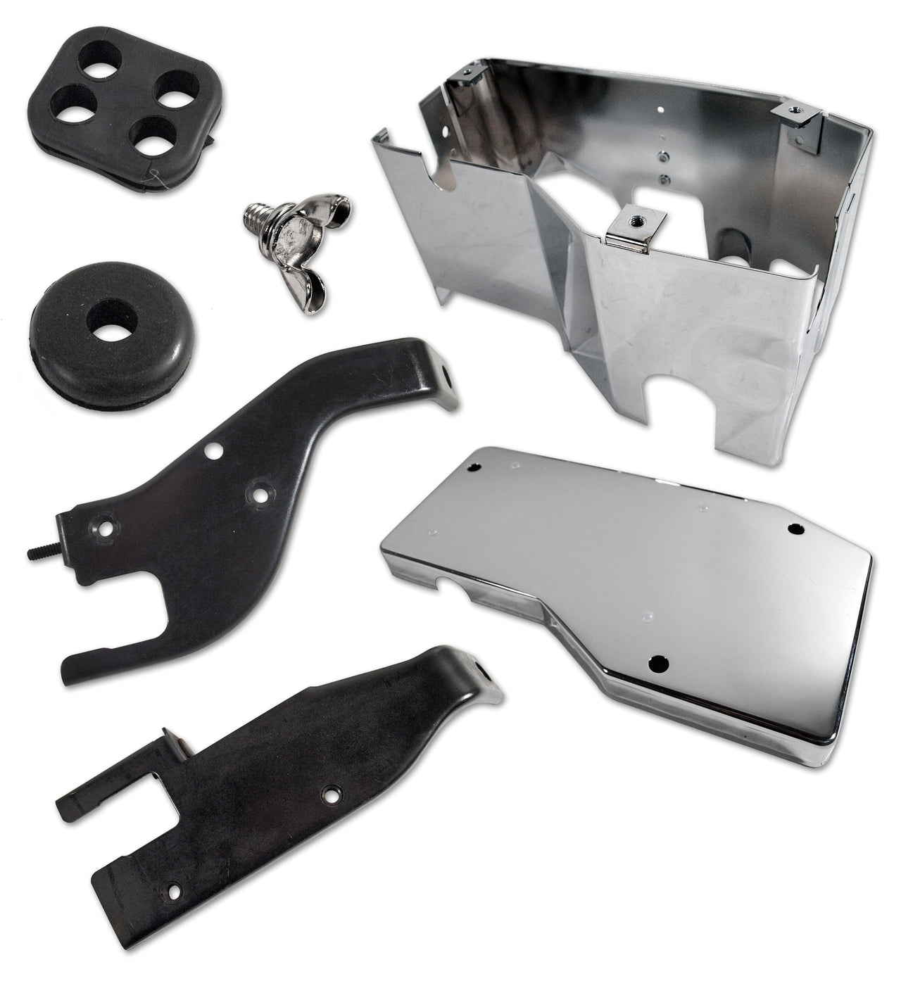 1968-1969 Corvette Ignition Shield Set 427 3X2 7 Piece - CA-6261-Corvette-Store-Online