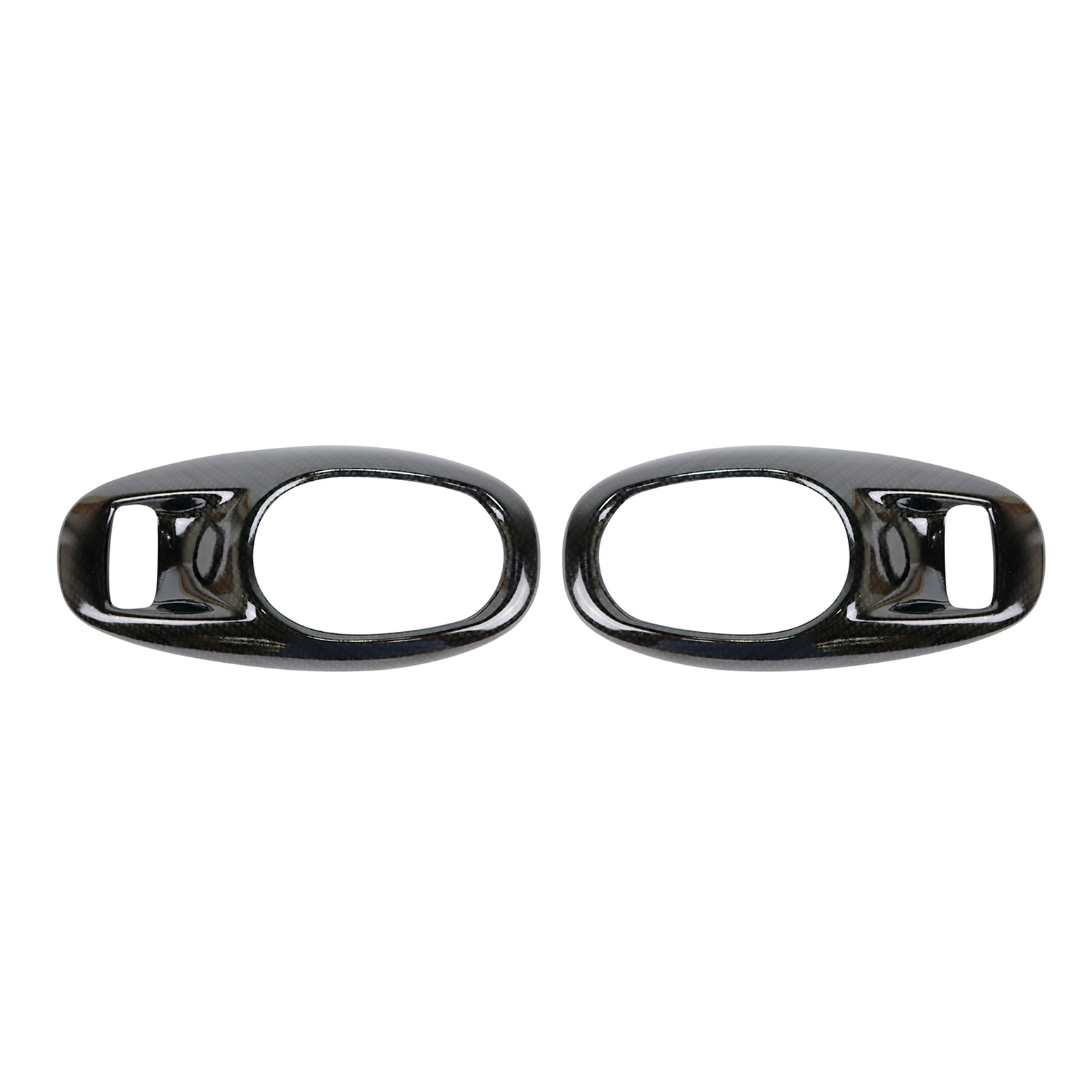 1997-2004 Corvette Hydro Carbon Inside Door Handle Bezel Set - Gloss Finish - CA