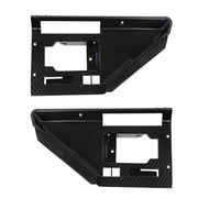 1984-1985 Corvette Hydro Carbon Fiber Door Panel Latch Bezels W/Power Locks - Matte Finish - CA-73140CM-Corvette-Store-Online