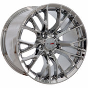 1997-2004 Corvette C7 Z06 Chrome Wheel Set - 17x85/18x95 - W/Chrome Lugnuts - CA-73530-Corvette-Store-Online
