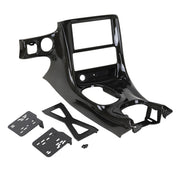 1997-2004 Corvette Hydro Carbon Fiber Double DIN Conversion Console Bezel - Gloss Clear - CA-75592-Corvette-Store-Online