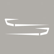 1997-2004 Corvette Fender Cove Shadow Graphics Kit - Gloss White - CA-75642-Corvette-Store-Online