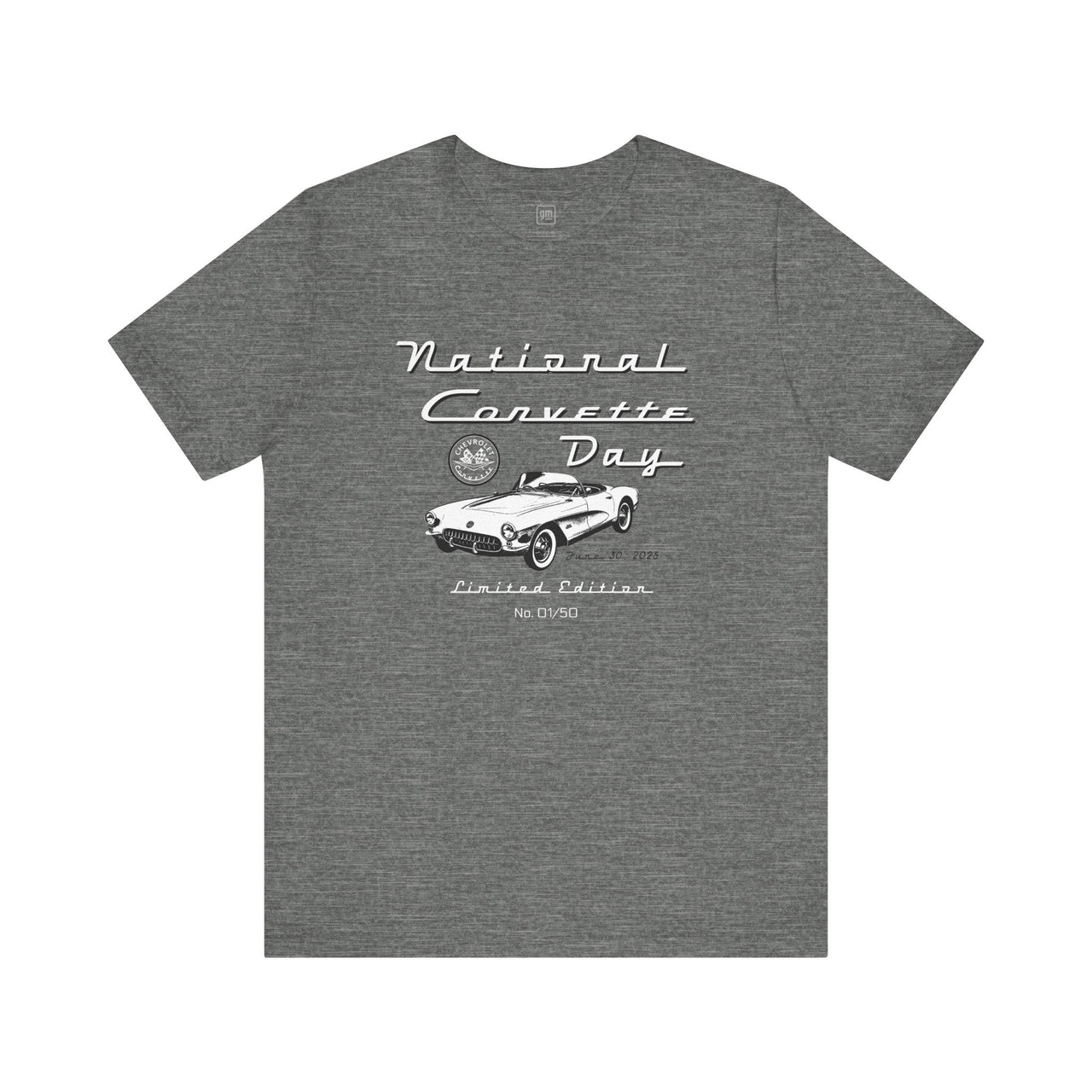 National Corvette Day Unisex T-Shirt – Limited Edition of 50, Individually Numbered