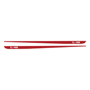1968-1982 Corvette Hood Stripe Decals - Pair L-48 Gloss Red - CA-78327-Corvette-Store-Online