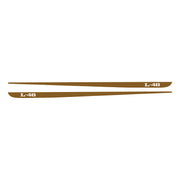 1968-1982 Corvette Hood Stripe Decals - Pair L-48 Gloss Metallic Gold - CA-78334-Corvette-Store-Online