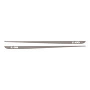 1968-1982 Corvette Hood Stripe Decals - Pair L-82 Gloss Silver - CA-78342-Corvette-Store-Online
