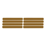 1991-1994 Corvette Side Vent Louver Decals - 8 Pieces Matte Metallic Gold - CA-78856-Corvette-Store-Online